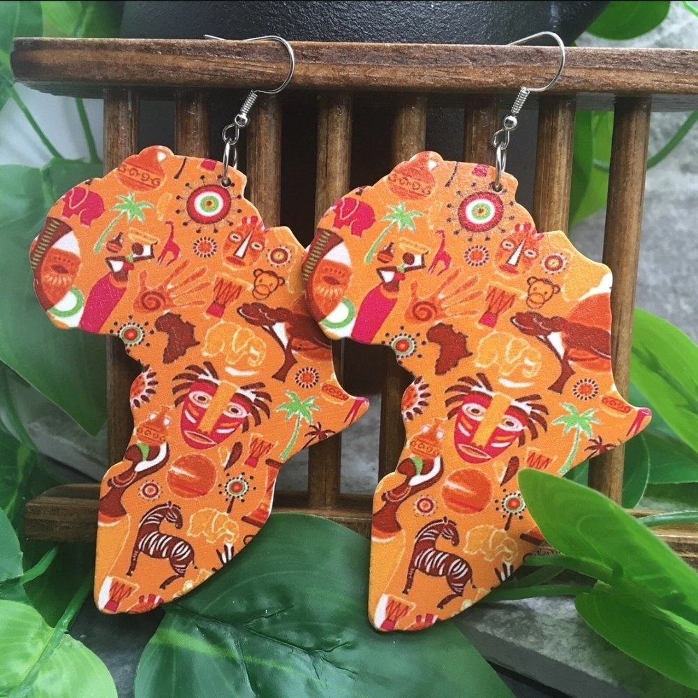 Vibrant Africa-Inspired Earrings